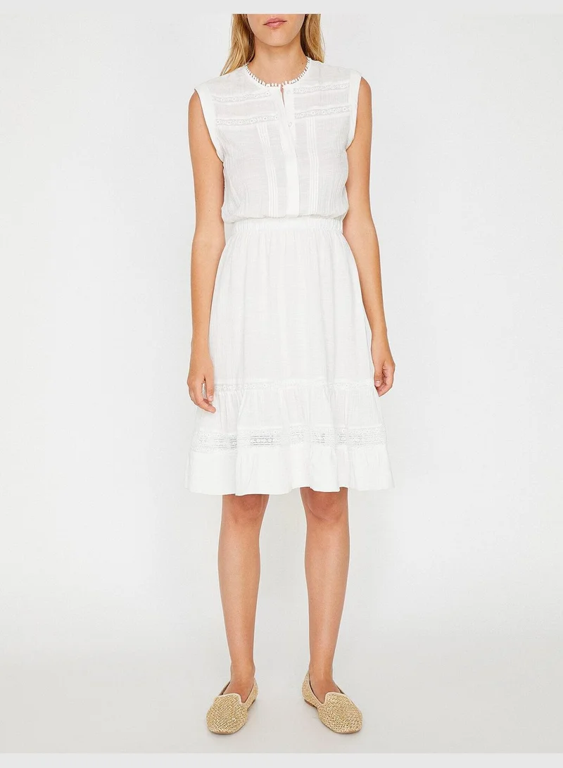 KOTON Lace Detailed Dress