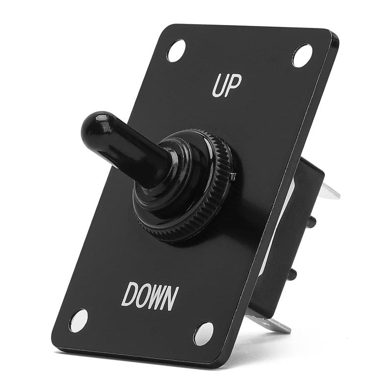briidea Boat Trim Switch, Marine Toggle Up Down Switch 12V 15A On Off On Momentary Panel 3Pin Control, Ideal for RV Boat Cars - Image 1
