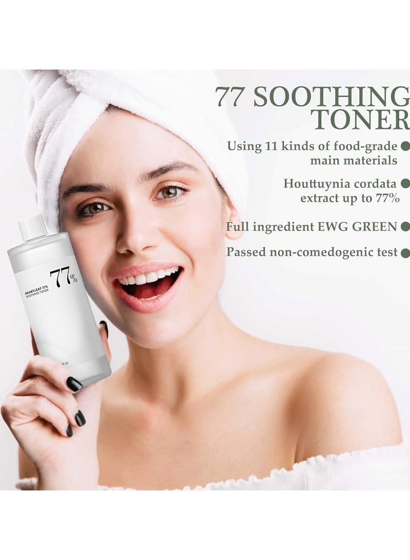 DubaiGallery Heartleaf 77% Soothing Toner for Face, Soothing Korean Toner for Deep Hydration Skin Care (250ml / 8.45 fl.oz.) - Image 2