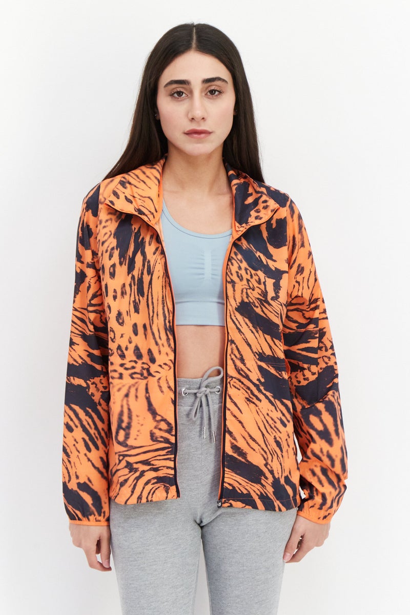 Adidas Women Sportswear Fit Running Jacket, Multicolor - Image 1