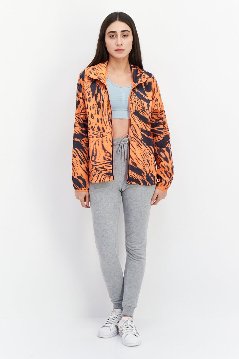 Adidas Women Sportswear Fit Running Jacket, Multicolor - Image 4