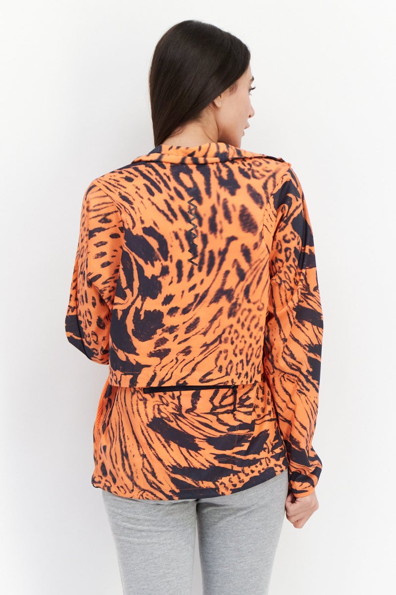 Adidas Women Sportswear Fit Running Jacket, Multicolor - Image 2