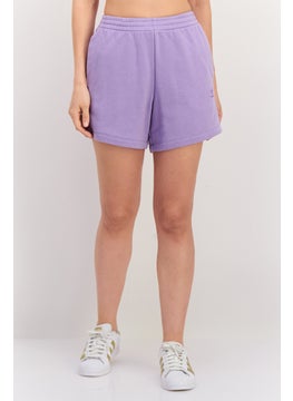adidas Originals Women Sportswear Fit Outdoor Shorts, Lavender  - Image 1