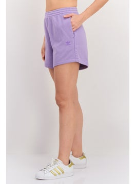 adidas Originals Women Sportswear Fit Outdoor Shorts, Lavender  - Image 2