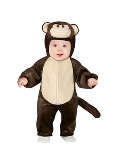 Fiestas Guirca Baby Little Monkey Costume, 12-18 Months. Costume includes: Jumpsuit with Hood and Tail 