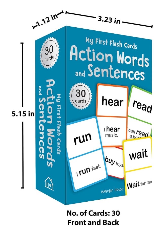 null - My First Flash Card Action Words - Paperback - Image 1