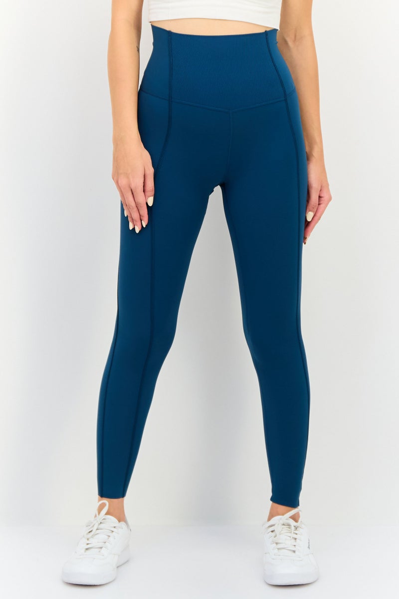 Nike Women Tight Fit Yoga Leggings, Teal Green - Image 1