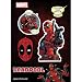 WALL PALZ Marvel Deadpool Vinyl Decals Set of 3 Deadpool Vinyl Car Stickers for Window Truck Bumper Laptop Tumbler Cup Cell Phone Marvel Licensed 90s - Image 2