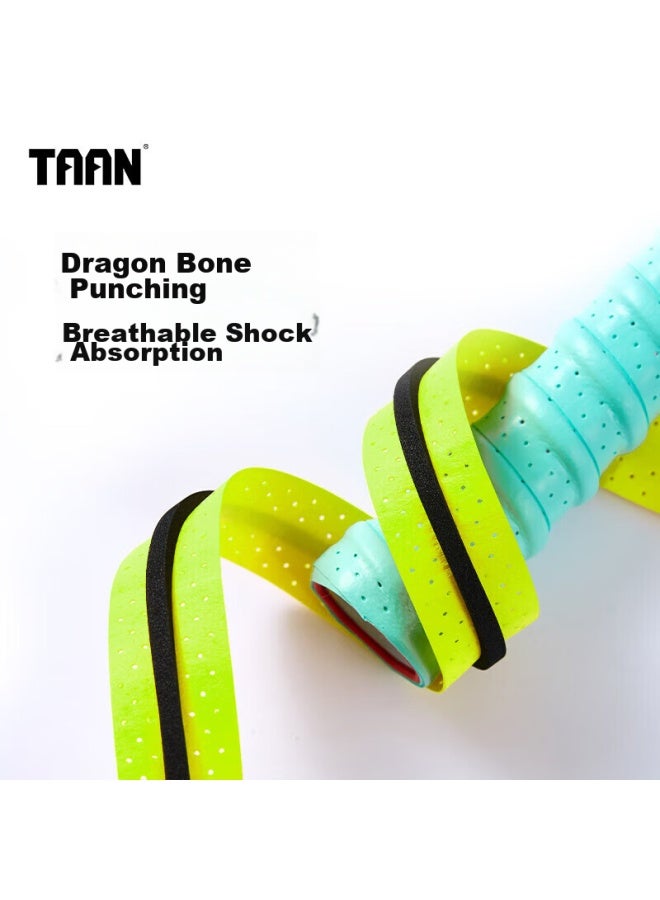 Taan Badminton Grip Tape With Perforated Handle, Three-pack Twq3t - Image 4