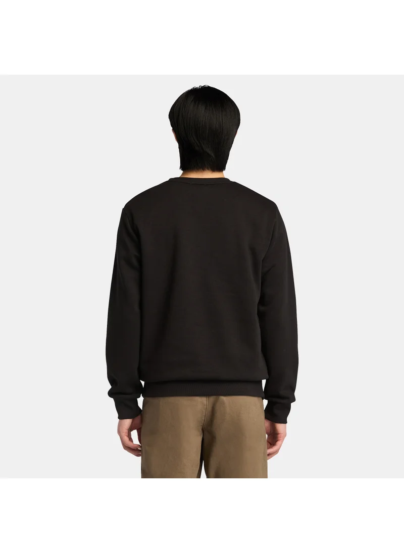 Timberland Men's Oyster River Logo Brushback Sweatshirt
