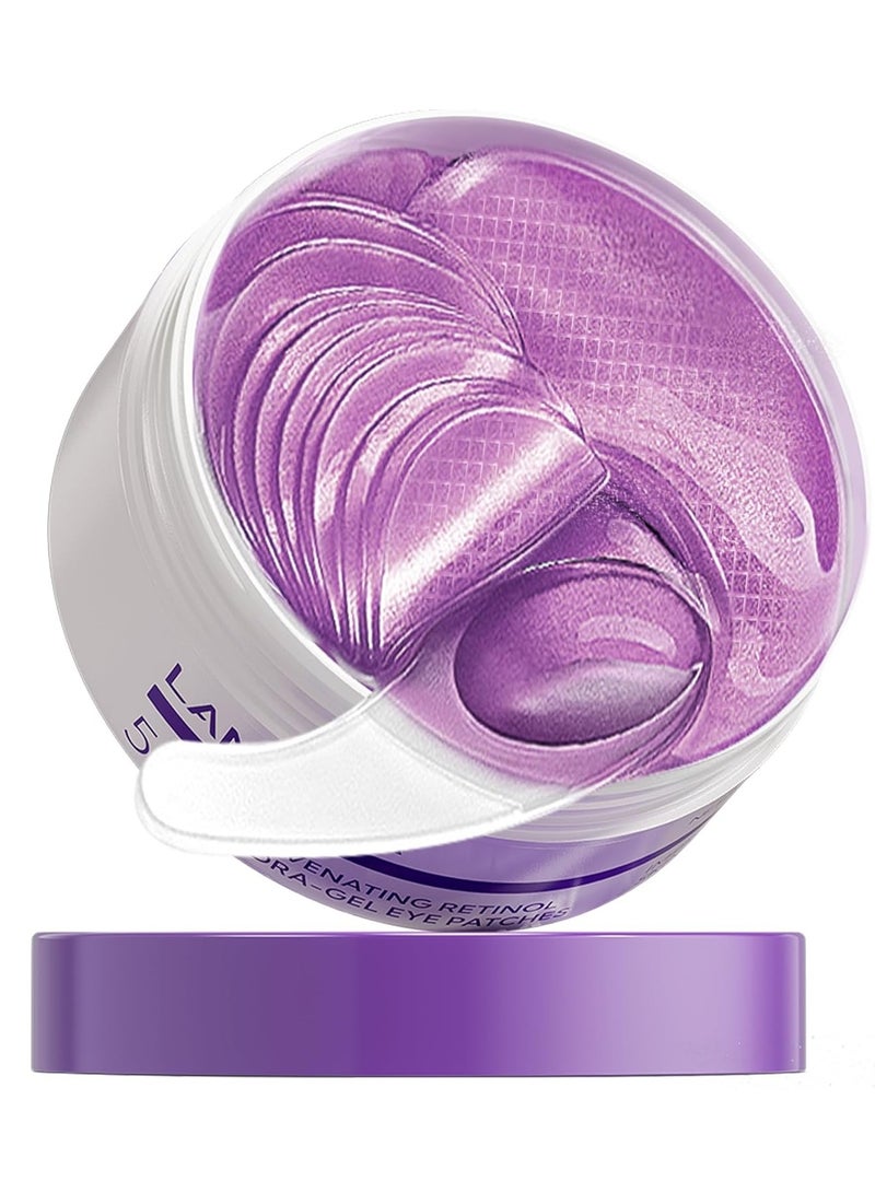 LANBENA Retinol Eye Mask Patch Brighten Dark Circles Anti Aging Eye Cream Moisturizing Reduce Fine Lines Eye Patches 60pcs - Image 1