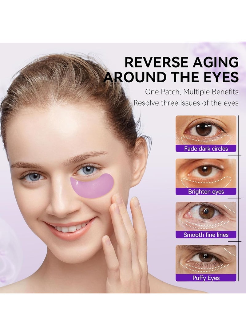 LANBENA Retinol Eye Mask Patch Brighten Dark Circles Anti Aging Eye Cream Moisturizing Reduce Fine Lines Eye Patches 60pcs - Image 4
