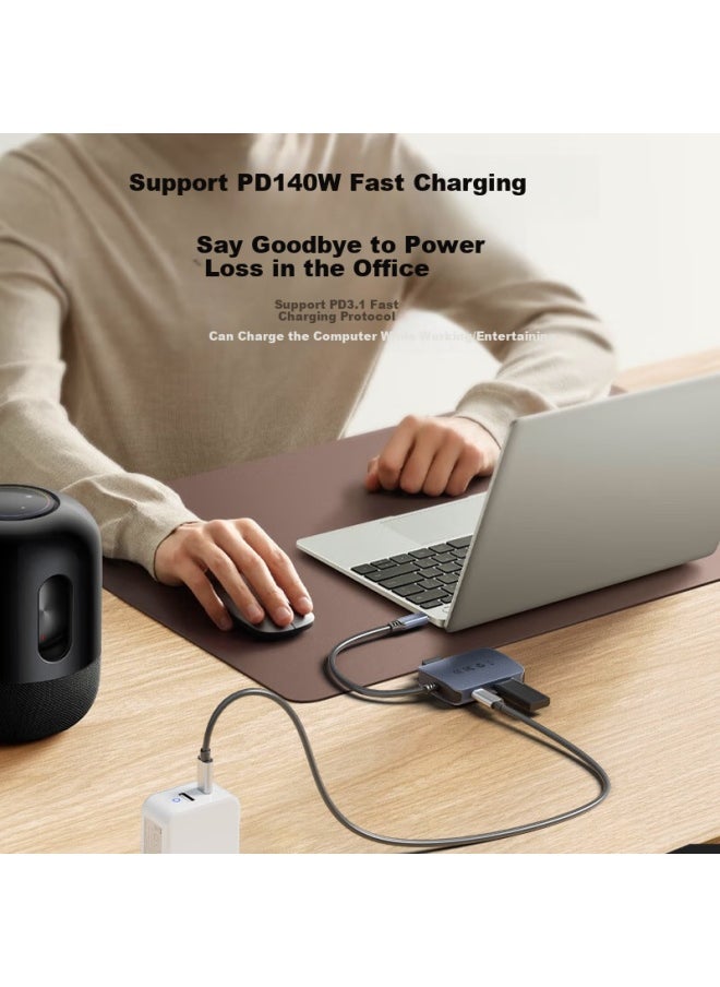 Ult-unite Type-c Hub Usb3.0 Splitter Hdmi Adapter For Apple Macbook, 4k60hz Projection Screen, Pd Charger Five-in-one