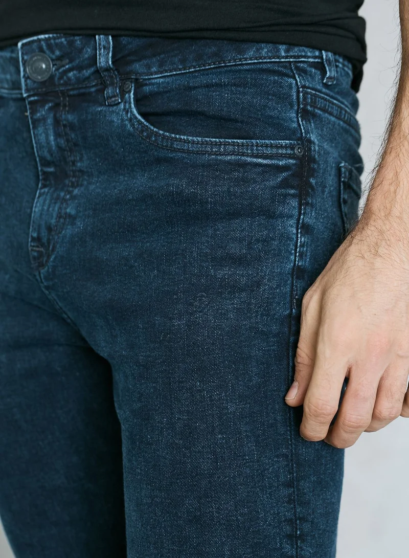 NEW LOOK Skinny Fit Acid Wash Jeans