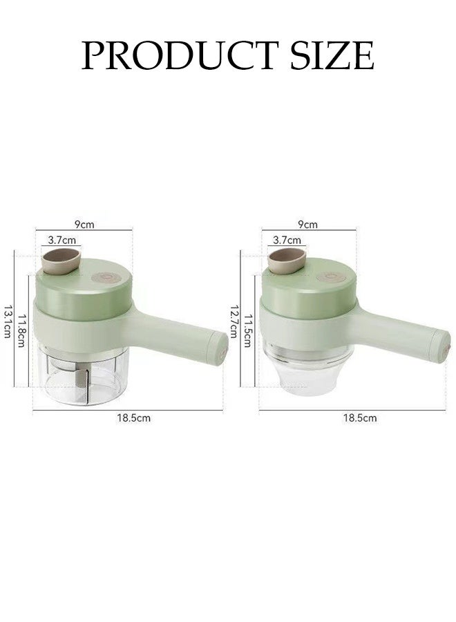 DUNISO Vegetable Cutter，Handheld Electric Vegetable Chopper，Mini Electric Food Chopper，Rechargeable，Easy to Clean，for Vegetables, Spices, Fruits, Herbs - Image 2