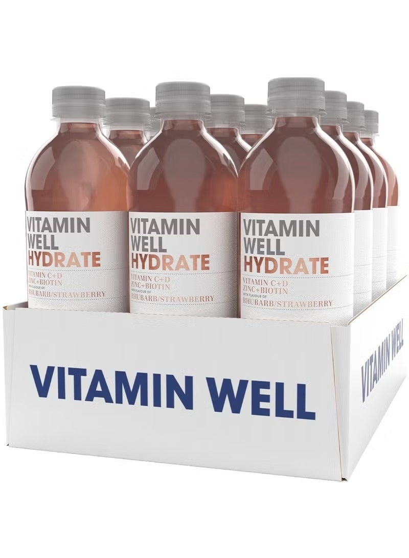 فيتامين ويل هايدريت مشروب فيتامينات بنكهة الفراولة 500 مل – عبوة 12 - Image 5