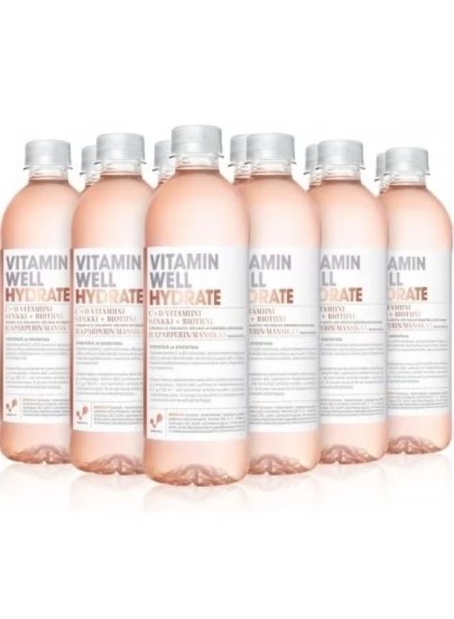 فيتامين ويل هايدريت مشروب فيتامينات بنكهة الفراولة 500 مل – عبوة 12 - Image 3