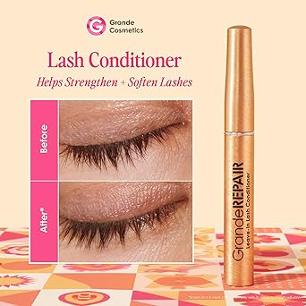 Grande Cosmetics Grande Cosmetics REPAIR LeaveIn Lash Conditioner and Pre Mascara Primer Safe for Lash Extensions Nourishing Eyelash Mask - Image 2