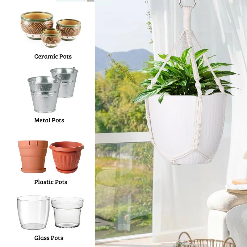 garini 2 Pack 20 Inches Macrame Plant Hanger Rope to Hang Flower Pot Plant Hanger for Indoor Outdoor Decoration, 4 Legs(POTS NOT Included) - Image 4