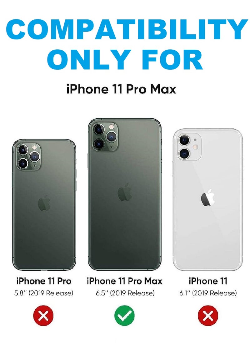 we3 2 Pieces Tempered Glass Screen Protector Anti-Spy Privacy Designed For iPhone 11 Pro Max Full Glue Edge to Edge Full Screen Coverage And Bubble Free - Image 3