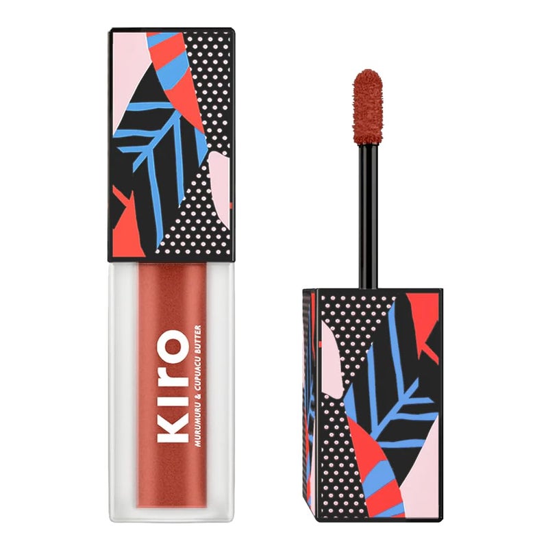 KIRO Super Butter Lip Lacquer, 5 ml, Long Lasting Lip Gloss, Intense Colour, Hi-shine Hydrating Liquid lipstick for Moisturizing Lip Matte Finish (Melted Caramel, 5ml)