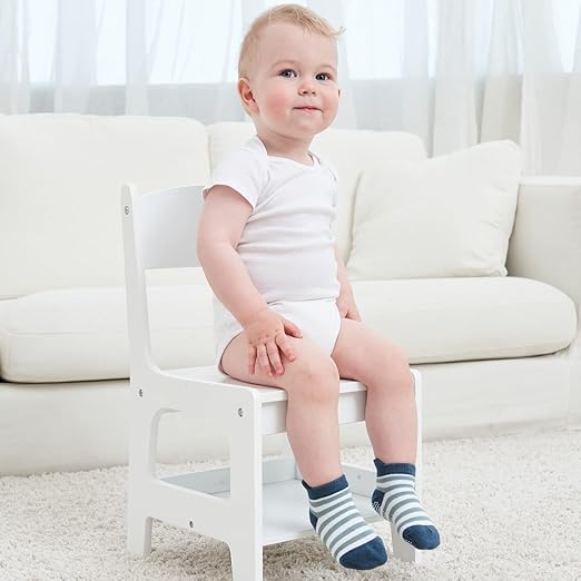 ZAPLES Baby Non Slip Grip Ankle Socks with Non Skid Soles for Infants Toddlers Kids Boys Girls, Stripes boys, 0-6 Months - Image 3