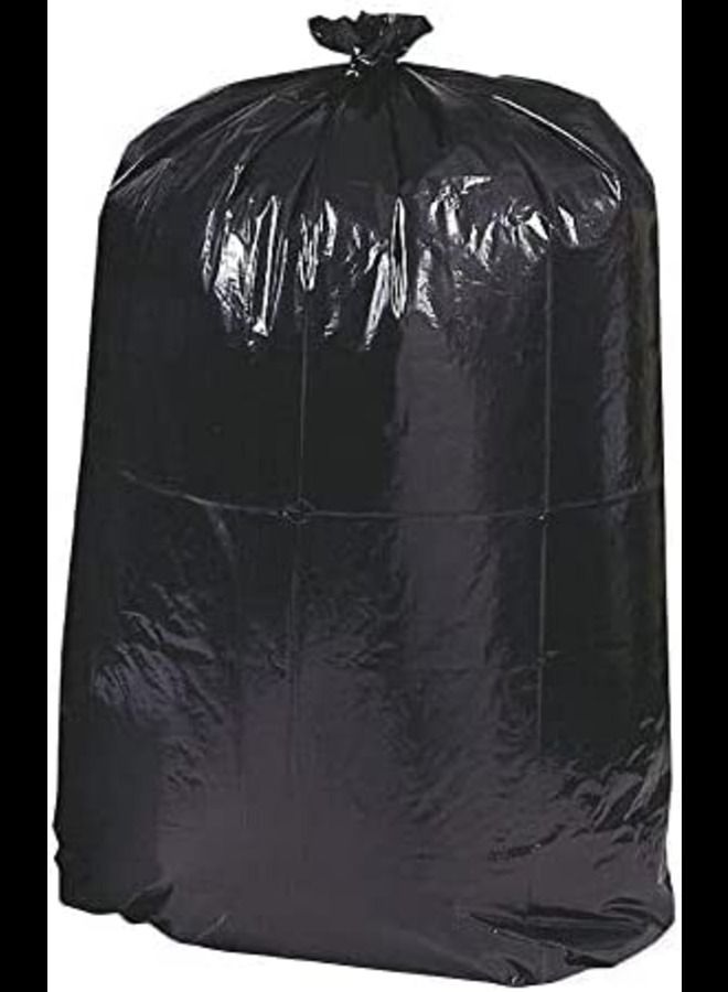 ABBASALI Trash Bag, Garbage Bag | 70Micron - 90x110MM Sized Heavy Duty Waste Bags for Lawn & Leaf Drawstring Home or Industrial Waste Collection - Image 1