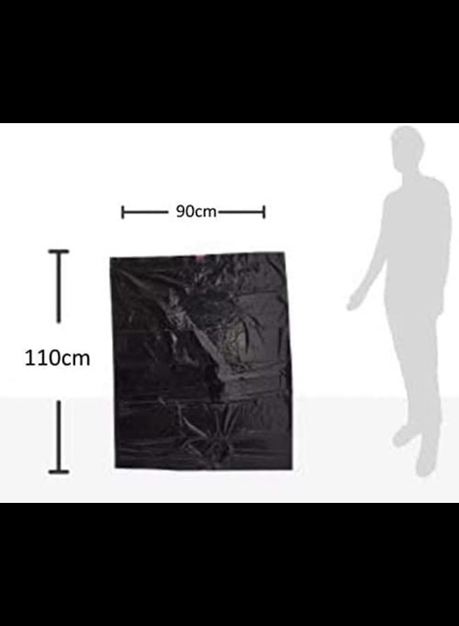 ABBASALI Trash Bag, Garbage Bag | 70Micron - 90x110MM Sized Heavy Duty Waste Bags for Lawn & Leaf Drawstring Home or Industrial Waste Collection - Image 2