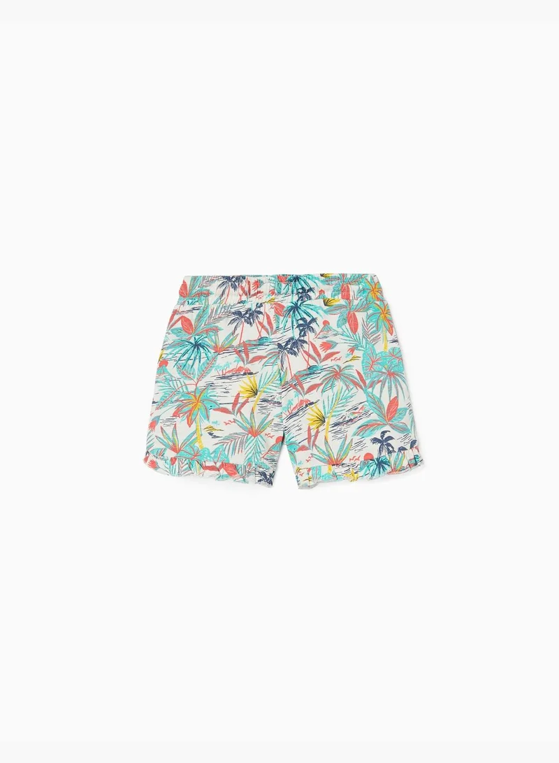 زيبي ZIPPY Cotton Shorts For Girls Tropical