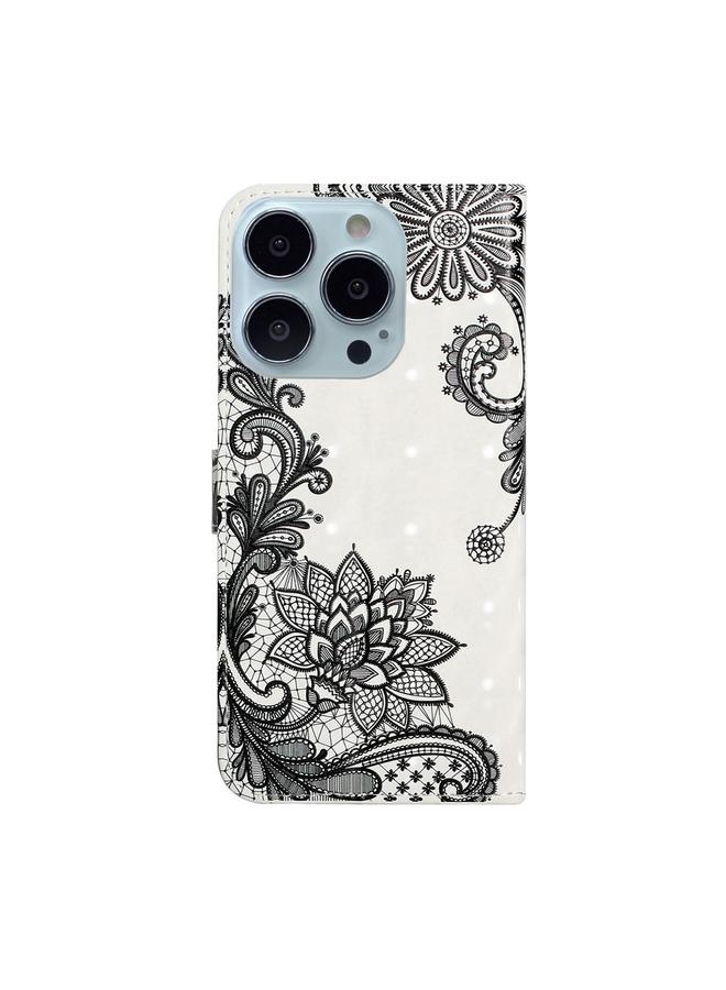 اس-توب جراب هاتف جلدي برسومات ثلاثية الأبعاد لهاتف iPhone 14 Pro Max - Image 3