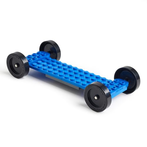 Pinewood Pro Brick Derby™ Wheel and Axle Assembly Set for Brick Derby™ Car Racing | Set of 4 | Snaps on to Any Brick Part | Lego® Compatible Wheels | Custom Engineered for Speed by Pinewood Pro - Image 5