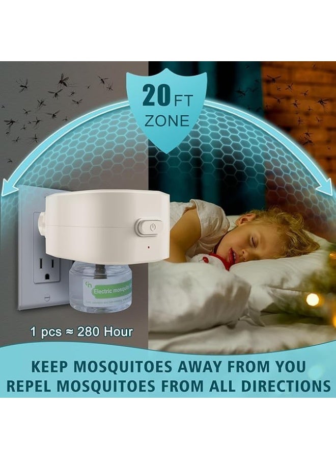 Rhake Electric Mosquito Repellent - 480-Hour Liquid, 40m² Coverage, 8-Hour Night Protection, Safe for Indoor Use - Image 4