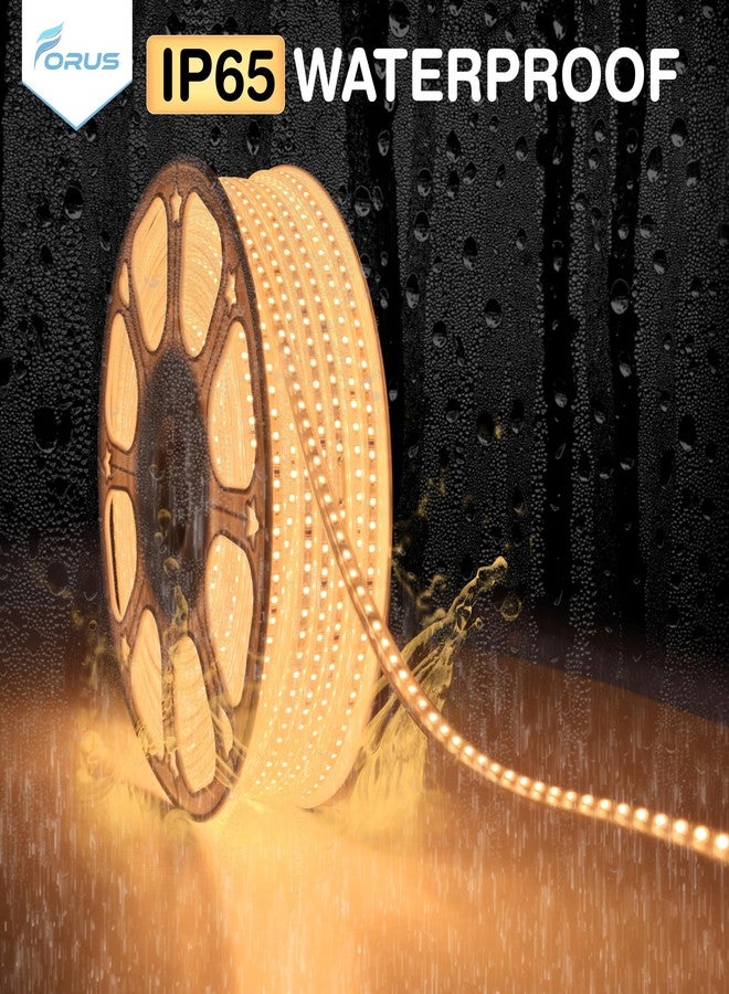 Forus LED Rope Light 20 Meter 1-Year Warranty, Outdoor Waterproof Decorative Cove Lights for Ceiling, Balcony, Home Decor, Interior Decoration, Flexible Profile Light for Diwali, Christmas -Warm White - Image 5