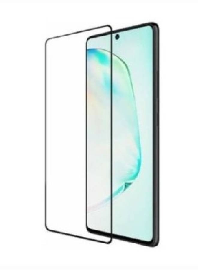 5D Full-Coverage Tempered Glass Screen Protector with Black Frame – Clear Protection, Easy Install – Realme C55 - Image 1