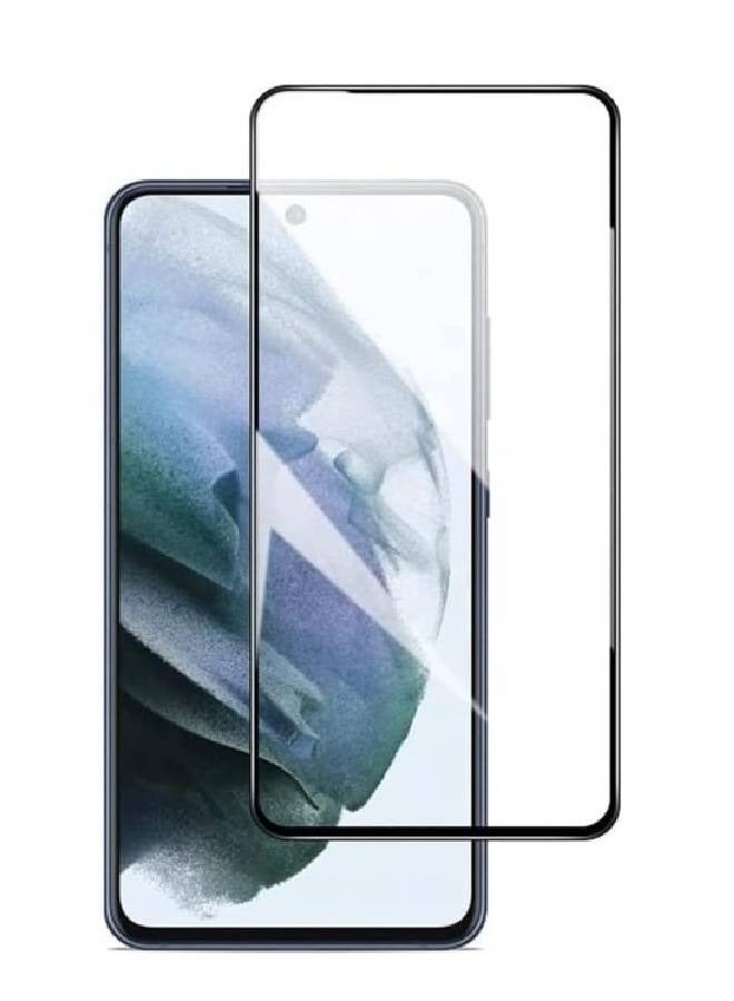 5D Full-Coverage Tempered Glass Screen Protector with Black Frame – Clear Protection, Easy Install – Realme C55 - Image 2