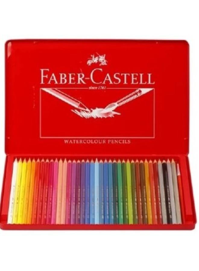 FABER-CASTELL FC Classic 36 Cls Flat Tin Case