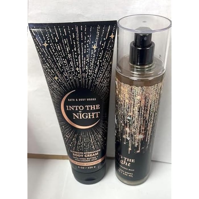 Bath & Body Works and - Night - Gentle Scented Spray Shea Butter Cream - Full Size - 2019' (Fougère, 500) - Image 4