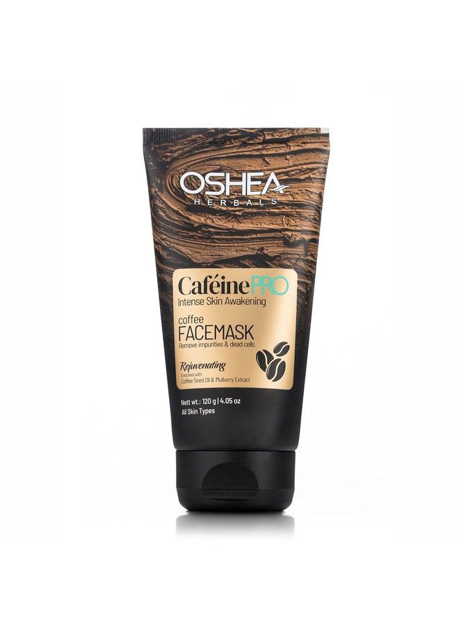 OSHEA Herbals Cafeine Pro Coffee Face Mask For Hydrating & Nourising Dry Skin I Rejuvenating I Enriched With Coffee And Seed Oil 120Gm - Image 2