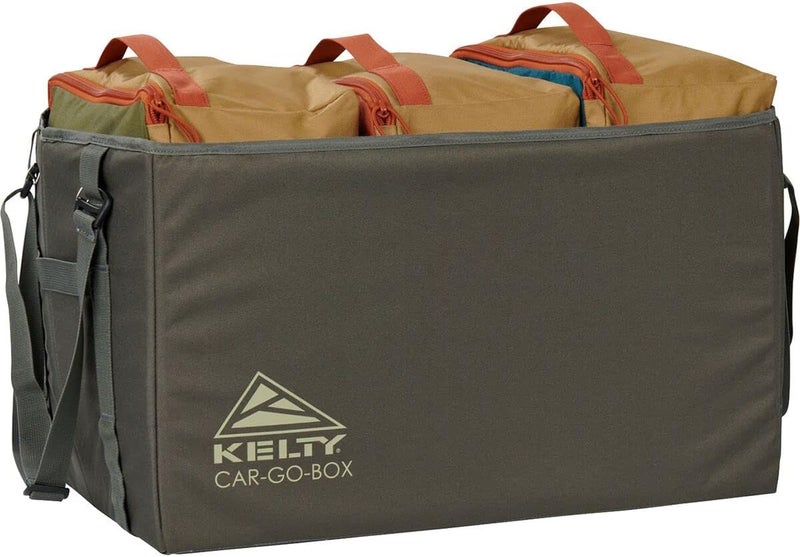 Kelty CARGOBox Camping Tailgating Travel Organization Kit for Trucks Vans SUVs Cars Color Coded Packing Cubes Rugged Fabric 45L - Image 1