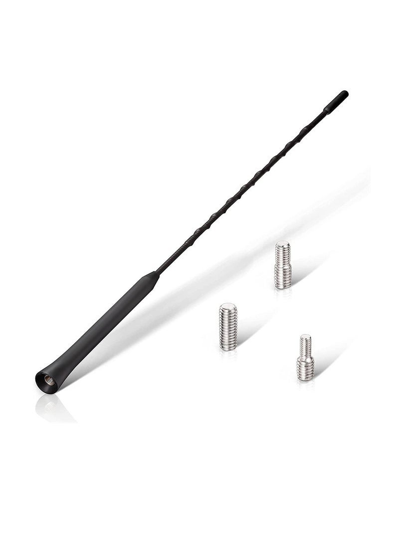 Captaintech Universal Car Aerial Replacement，AM/FM/DAB Roof Car Radio Antenna Mast，Rod Car Aerial，Screws M4 M5 M6，40cm - Image 4