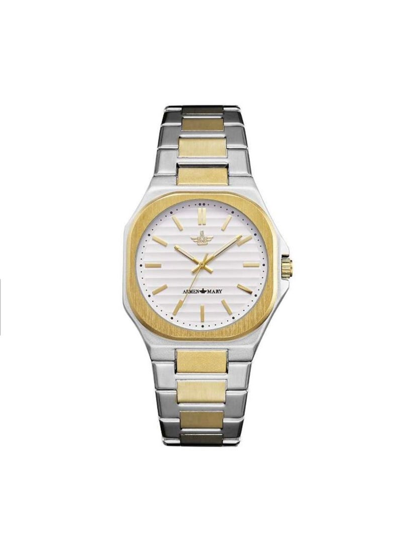 آرمن ماري ساعة رجالي مقاومة للمياه من الصلب