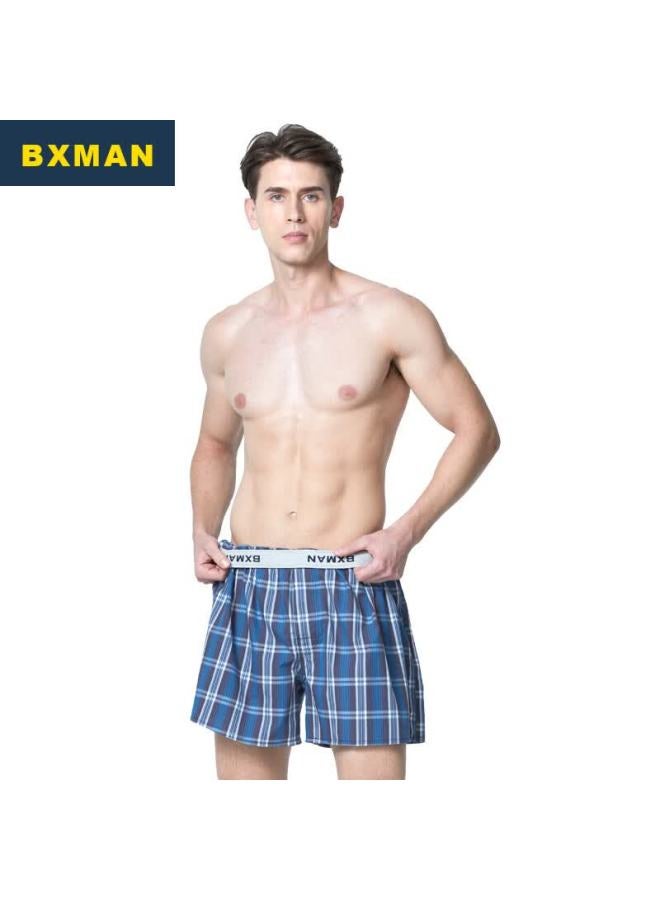Bxman Extra Large Size Aladdin Pants Men's Underwear, Boxer Briefs, Pure Cotton Woven Loose Shorts, Ch922 Xxxl - Image 5