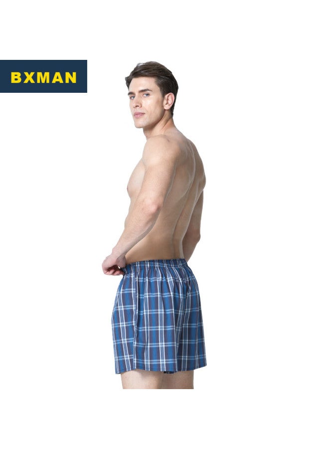 Bxman Extra Large Size Aladdin Pants Men's Underwear, Boxer Briefs, Pure Cotton Woven Loose Shorts, Ch922 Xxxl - Image 3