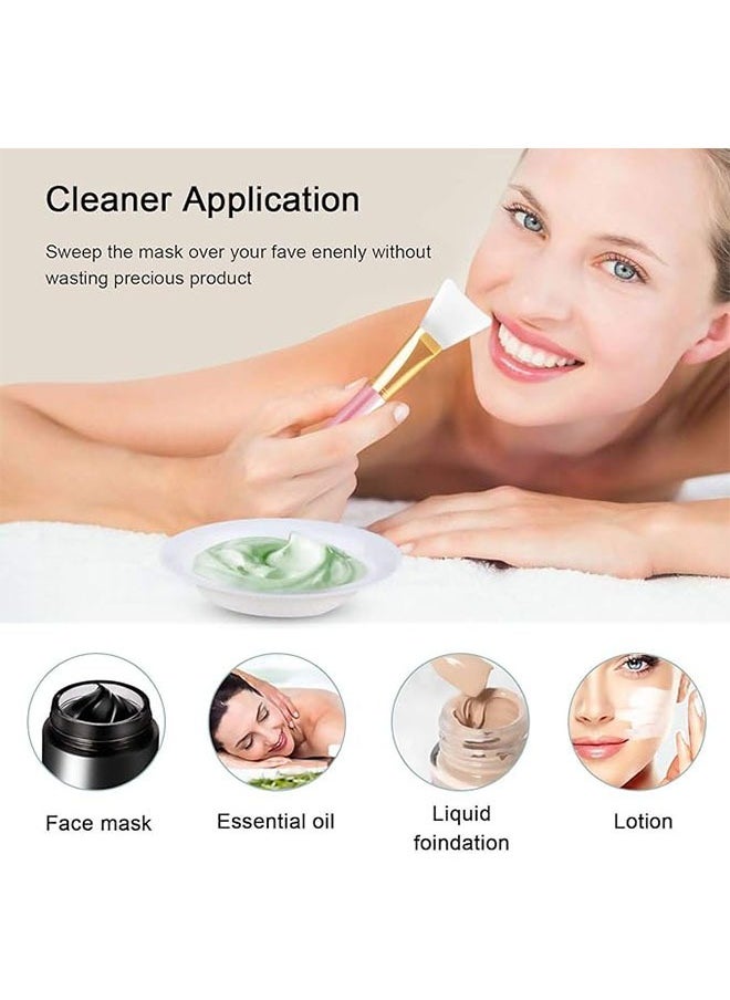 Generic - 2 Piece Silicone Face Mask Brush, Soft Brush Hairless, Body Lotion and Cream Applicator, Flexible Facial Mud Mask Applicator Brush - Image 1