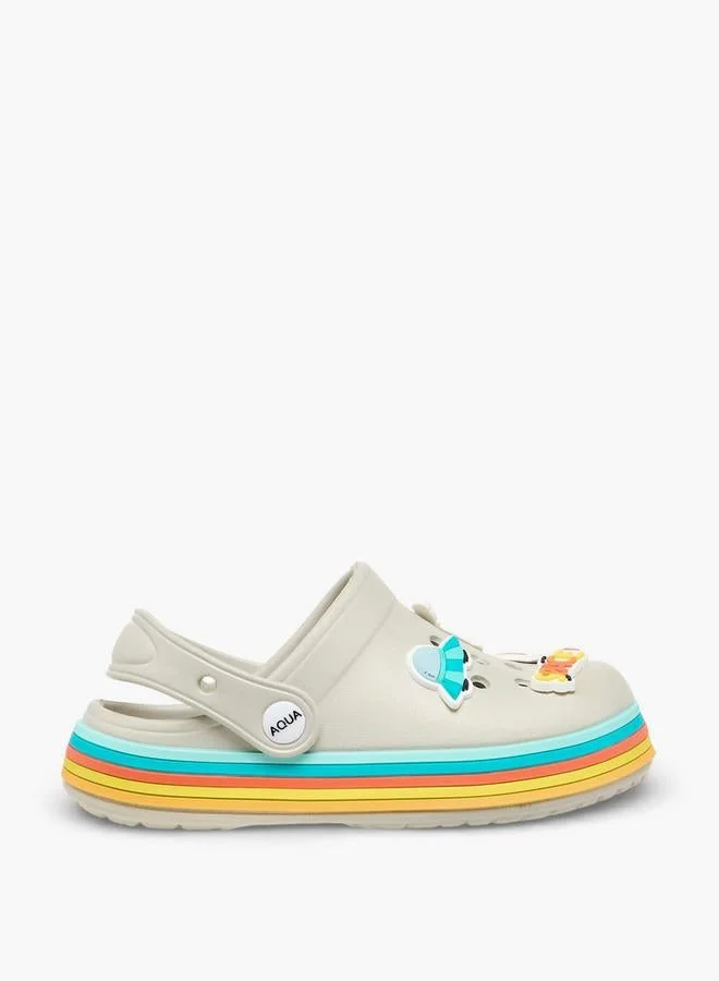 أكوا Boys Space Accent Light-Up Clogs