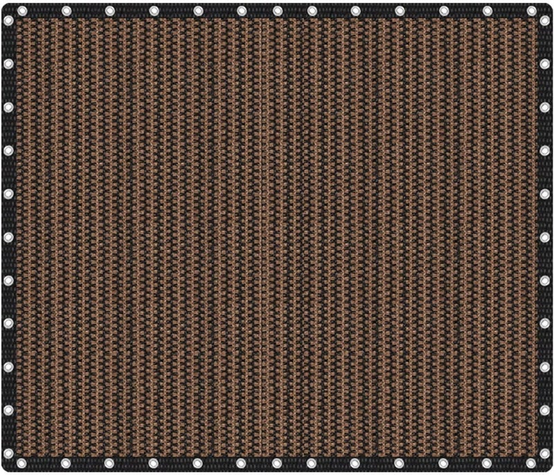 VICLLAX قماش تظليل VICLLAX مع حلقات للخصوصية للشرفة والحديقة والبيرغولا 20x24 قدم، لون الموكا - Image 1