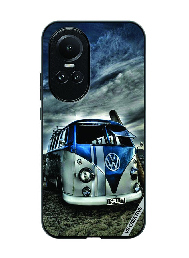 VR CREATIVE Protective Case Cover For Oppo Reno 10 Pro Mini Bus Design Multicolour - Image 1