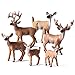 EOIVSH 6 Pack Forest Animal Deer Figures Toy Woodland Animal Figurine Party Supplies Christmas Buck Doe Fawn for Baby Shower Birthday Wedding - Image 3