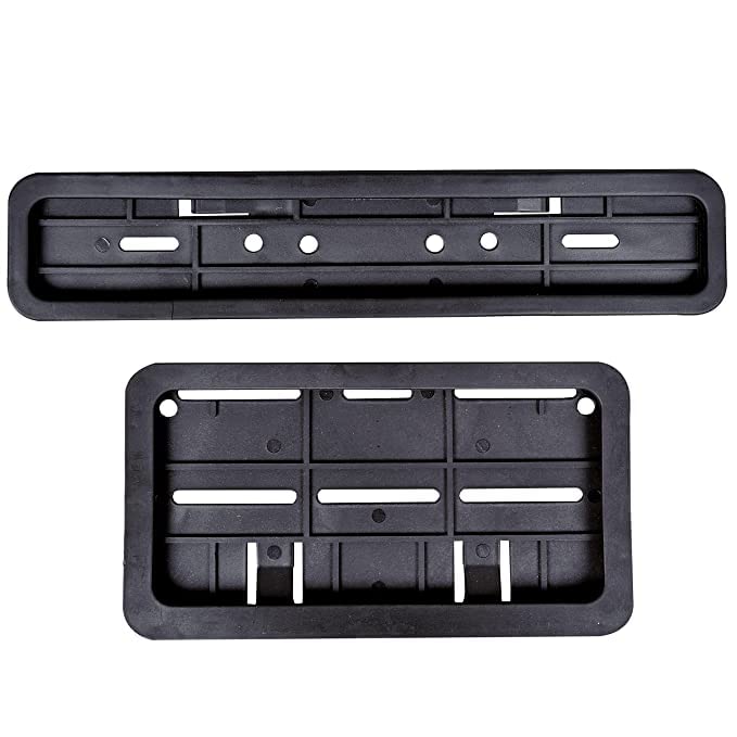 Auto Pearl Plastic Bike Registration License Plate Frame Holder, Bike Protective Frame License Plate Covers Holders Compatible with- Revolt RV300 - Image 1