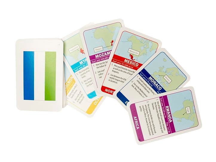 Tactic Flags of The World Family Card Game - Educational & Fun - Play & Learn About Flags, Nations & Geography - Image 3